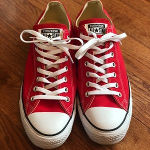 converse • red chuck taylor all stars